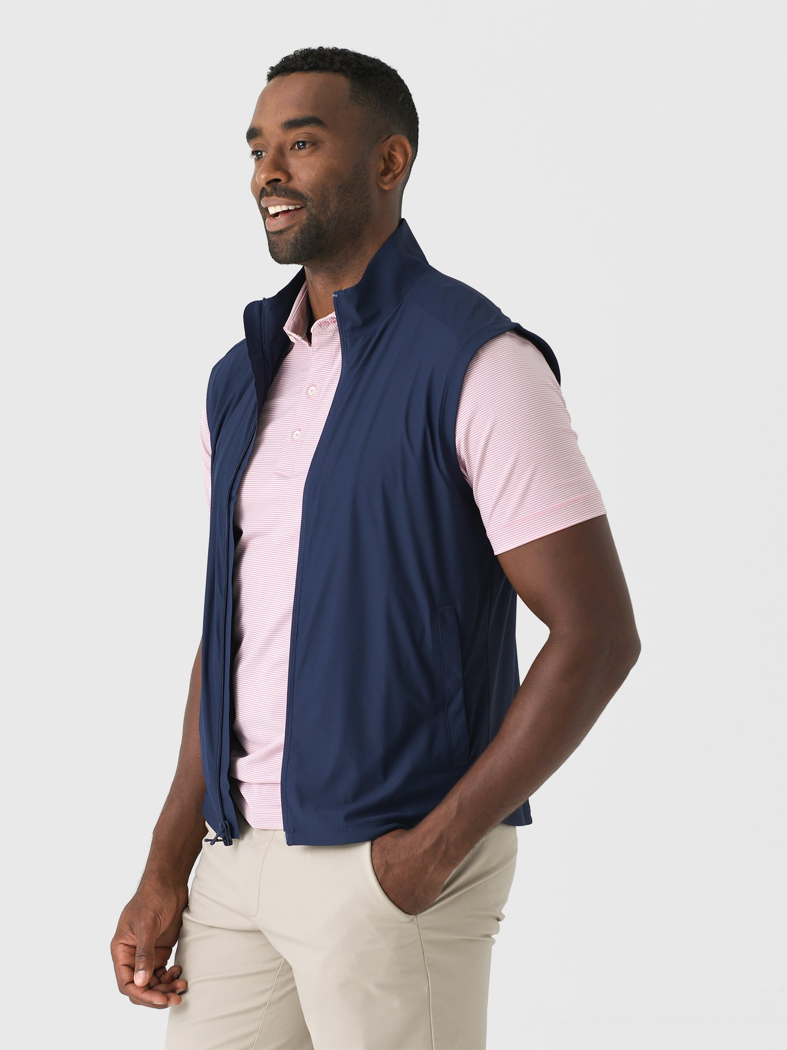 Johnnie-O Men's Zimmer Featherweight Performance Vest – Saint Bernard