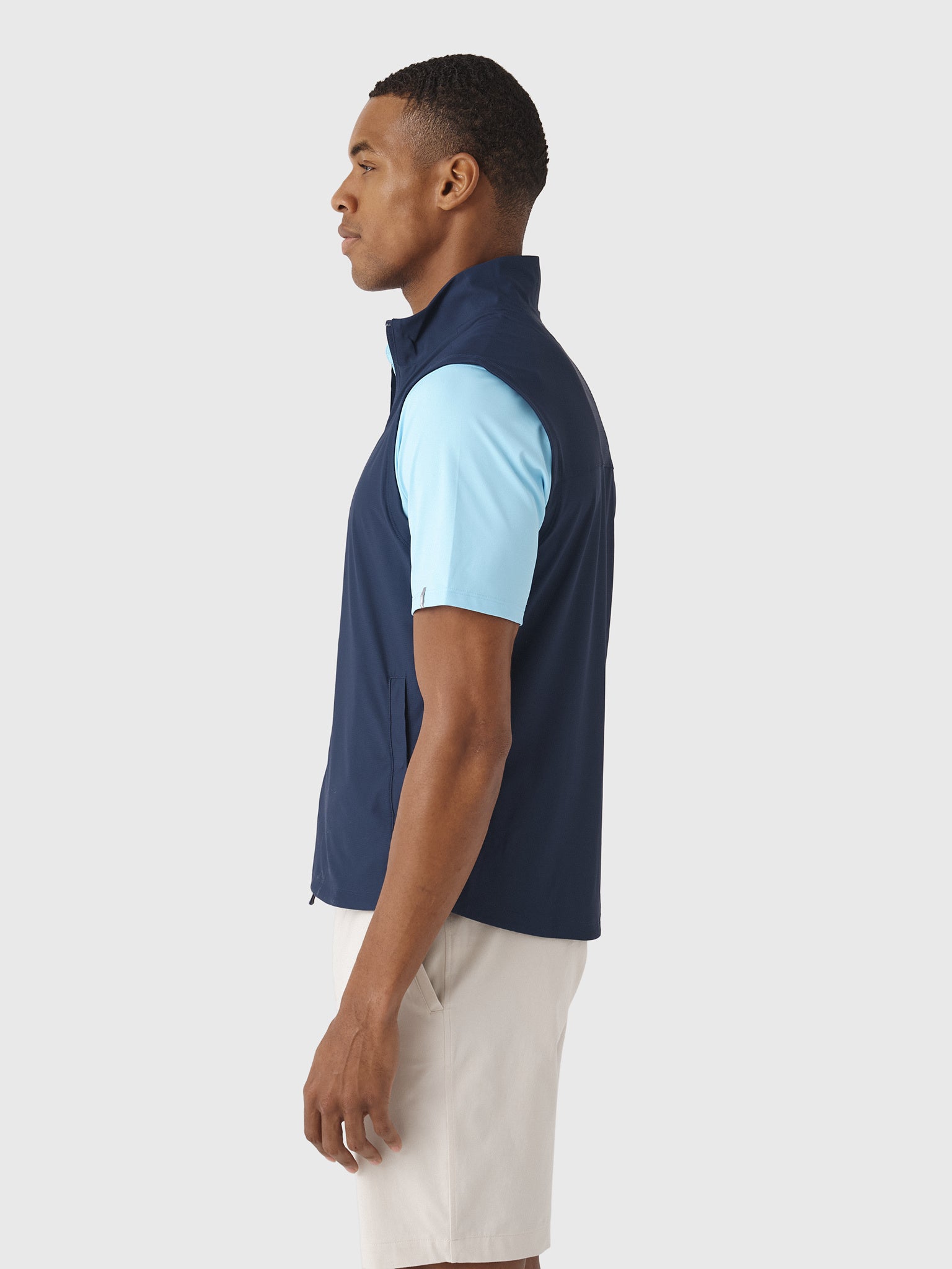 Johnnie-O Men's Zimmer Featherweight Performance Vest - Saint Bernard