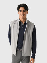 Johnnie-O Men's Big Sur Full-Zip Performance Vest - Saint Bernard