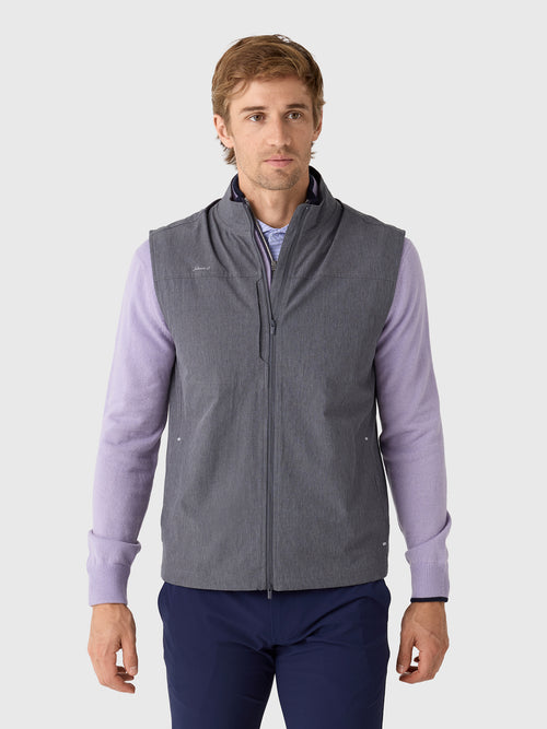 Johnnie-O Men's Big Sur Full-Zip Performance Vest