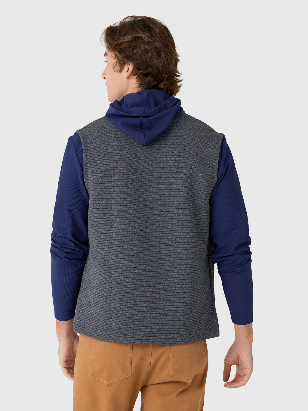 Johnnie-O Men's Reggie Ribbed Performance Vest - Saint Bernard