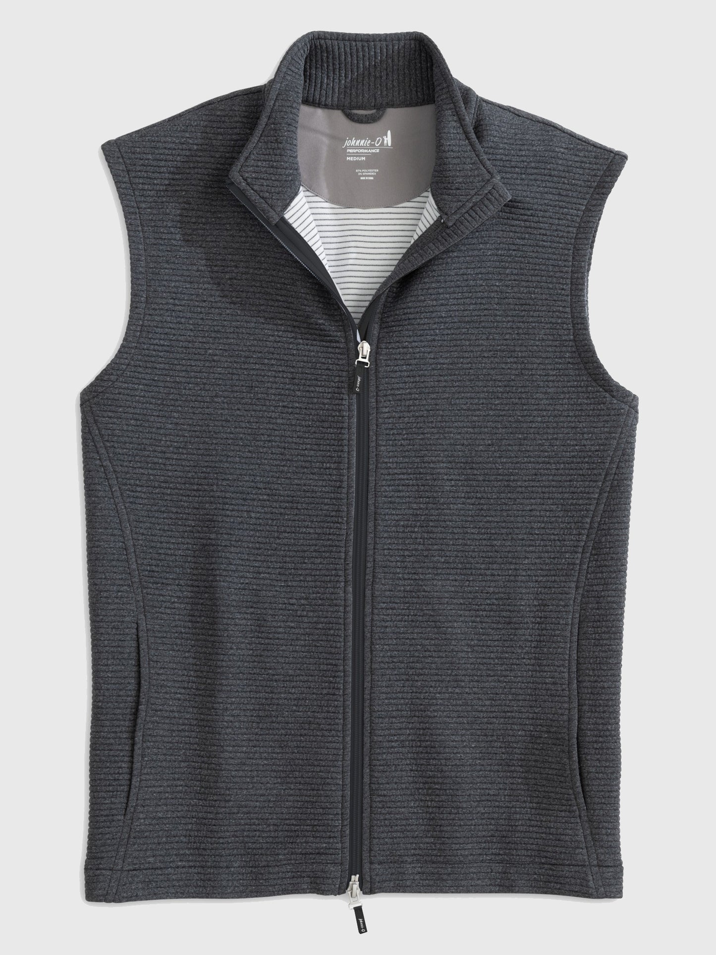 Johnnie-O Men's Reggie Ribbed Performance Vest - Saint Bernard