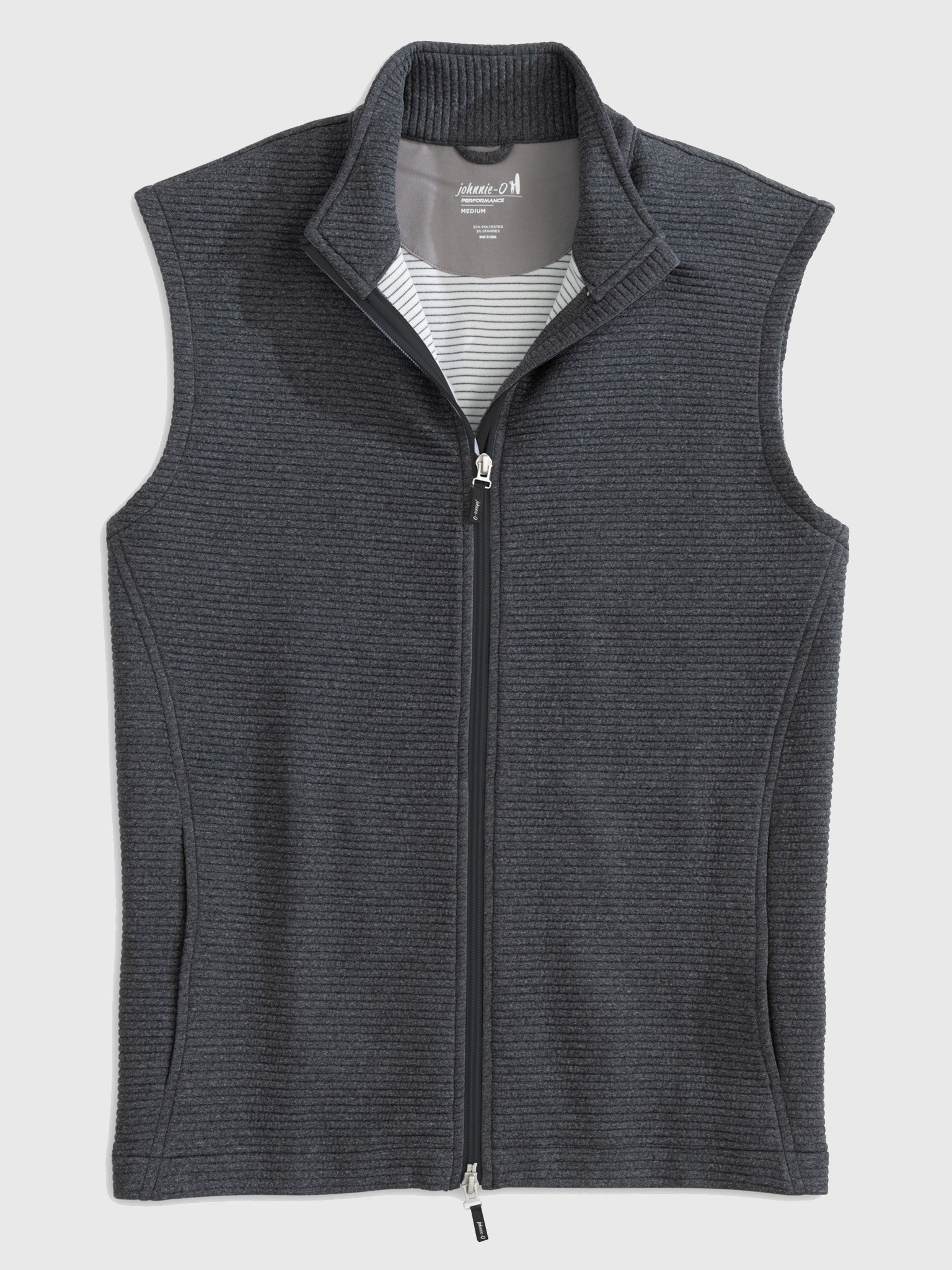 Johnnie-O Men's Reggie Ribbed Performance Vest - Saint Bernard
