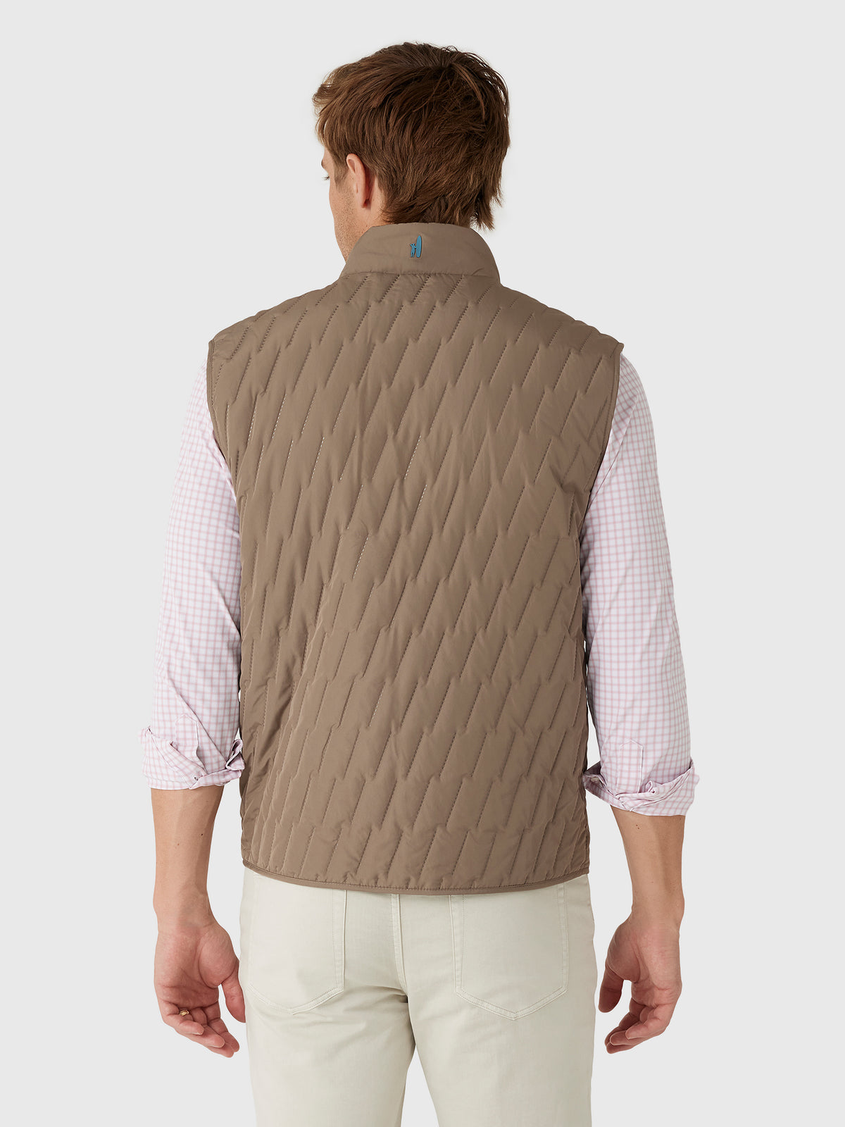 Johnnie-O Men's Belfry Quilted Puffer Vest - Saint Bernard