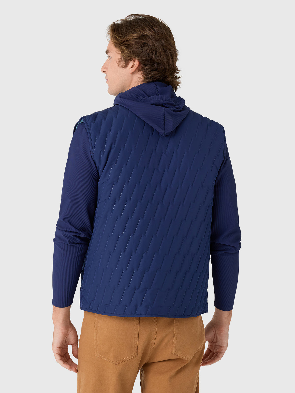 Johnnie-O Men's Belfry Quilted Puffer Vest - Saint Bernard