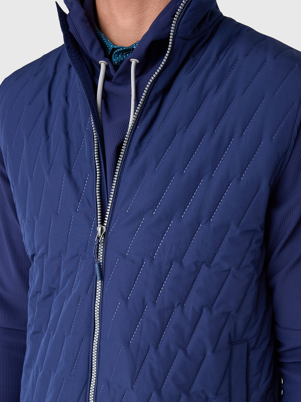 Johnnie-O Men's Belfry Quilted Puffer Vest - Saint Bernard