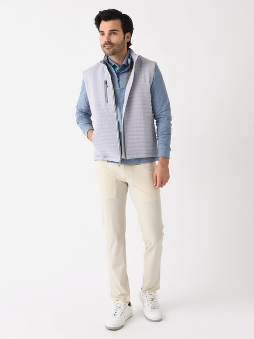 Johnnie-O Men's Crosswind Quilted Performance Vest