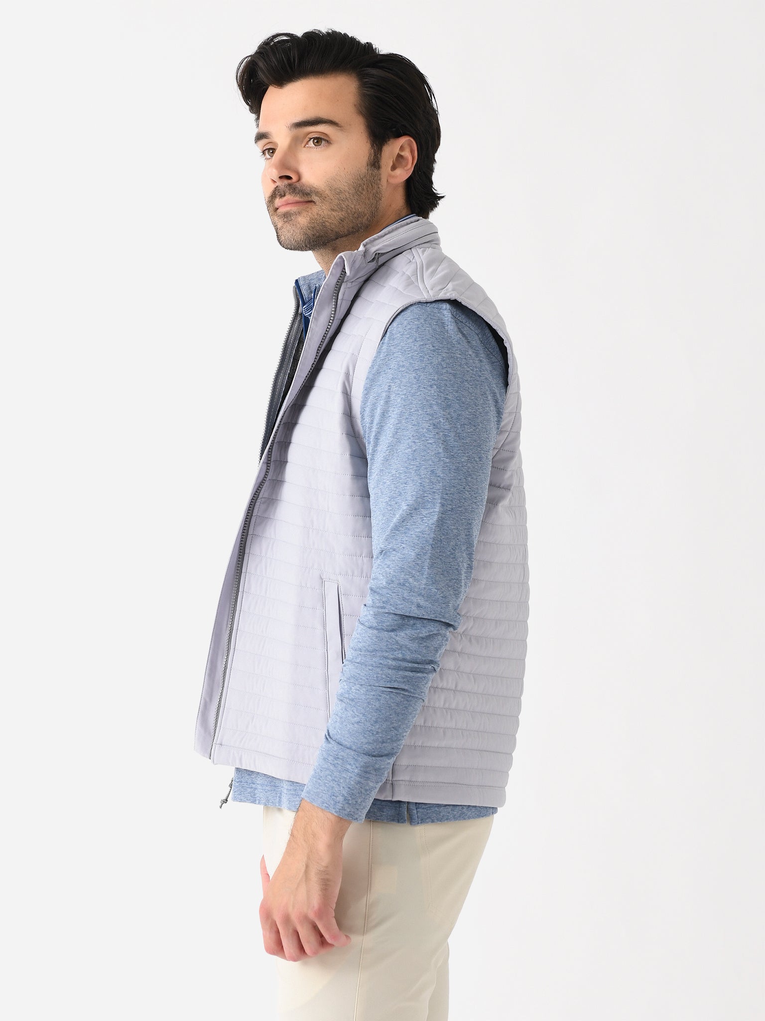 Johnnie-O Men's Crosswind Quilted Performance Vest – Saint Bernard