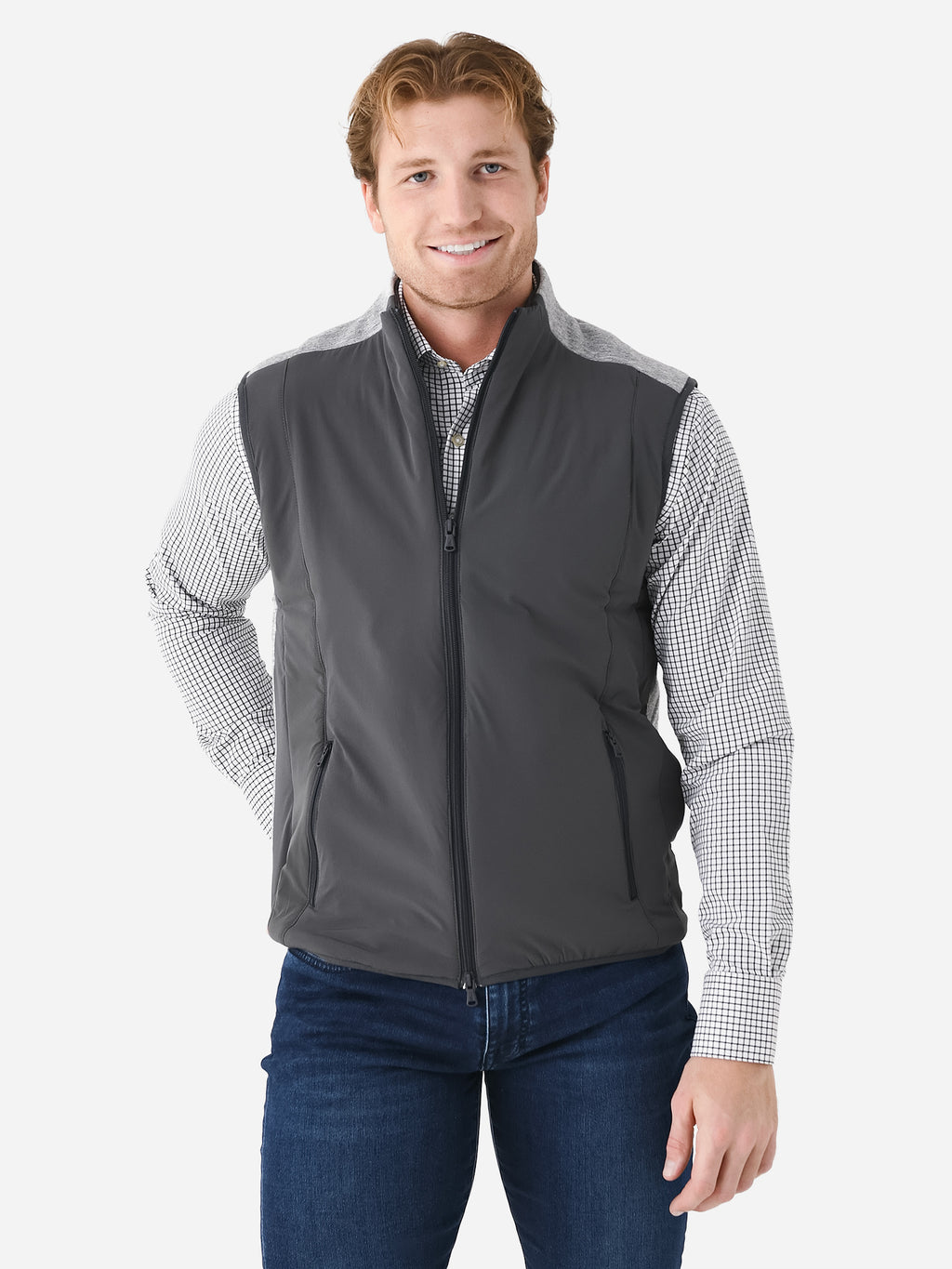 Johnnie-O Men's Swayne Vest - Saint Bernard