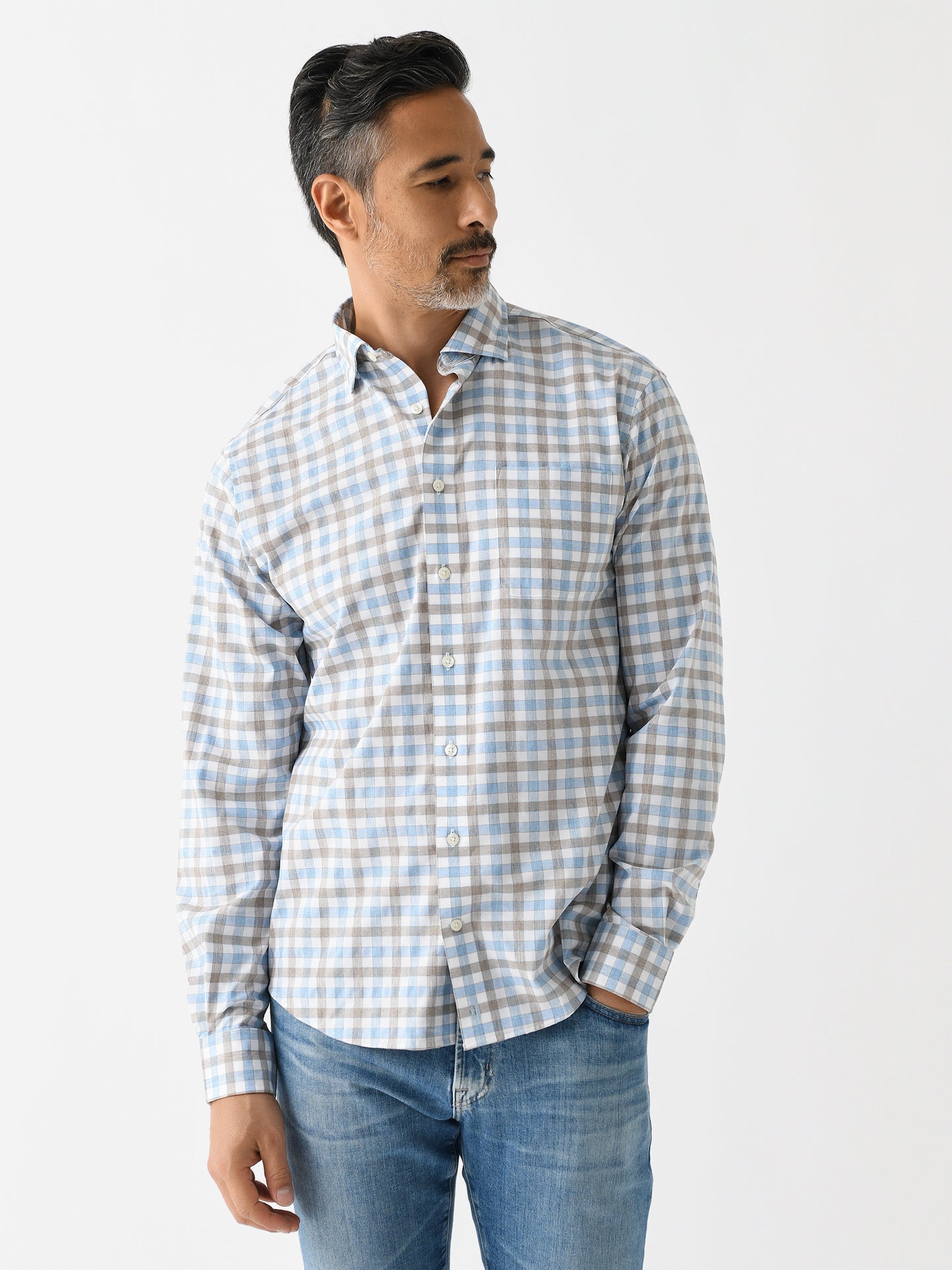 Johnnie-O Men's McArthur Performance Button-Down Shirt - Saint Bernard