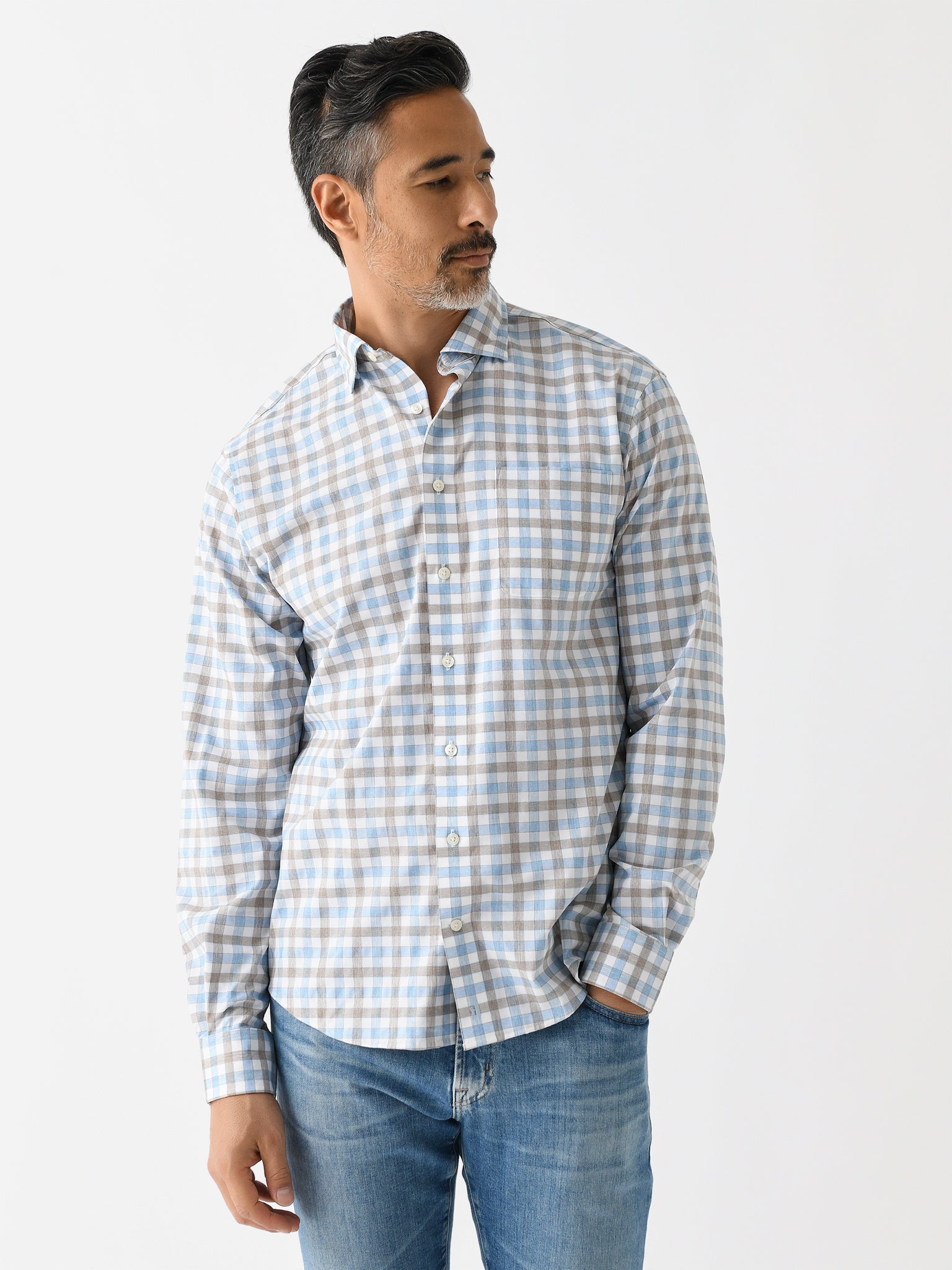Johnnie-O Men's McArthur Performance Button-Down Shirt - Saint Bernard