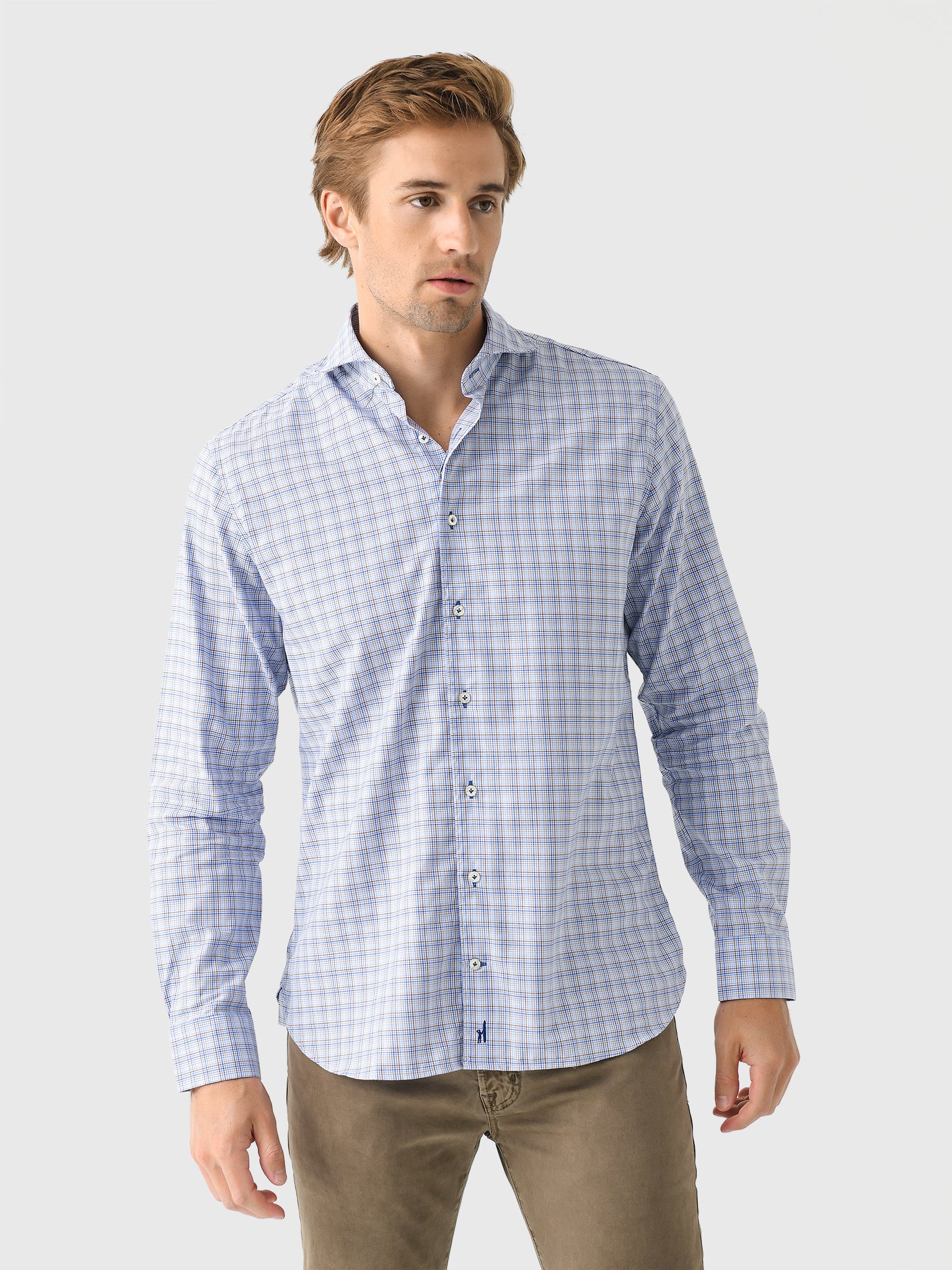 Johnnie-O Men's Seth Top Shelf Button-Down Shirt - Saint Bernard