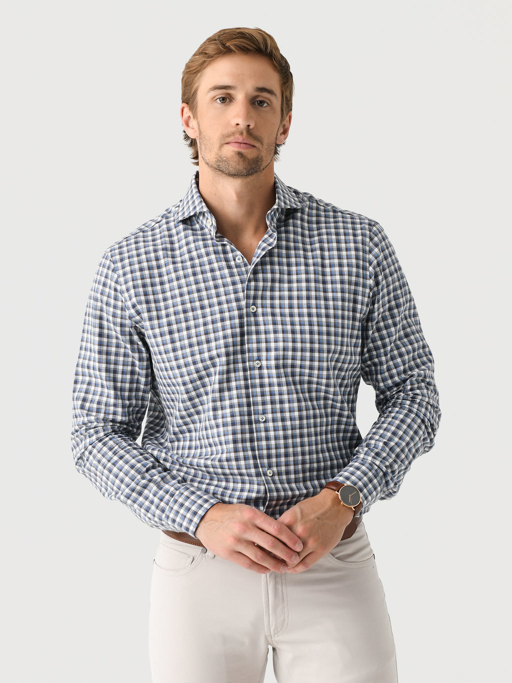 Johnnie-O Men's Alvy Top Shelf Button-Down Shirt - Saint Bernard