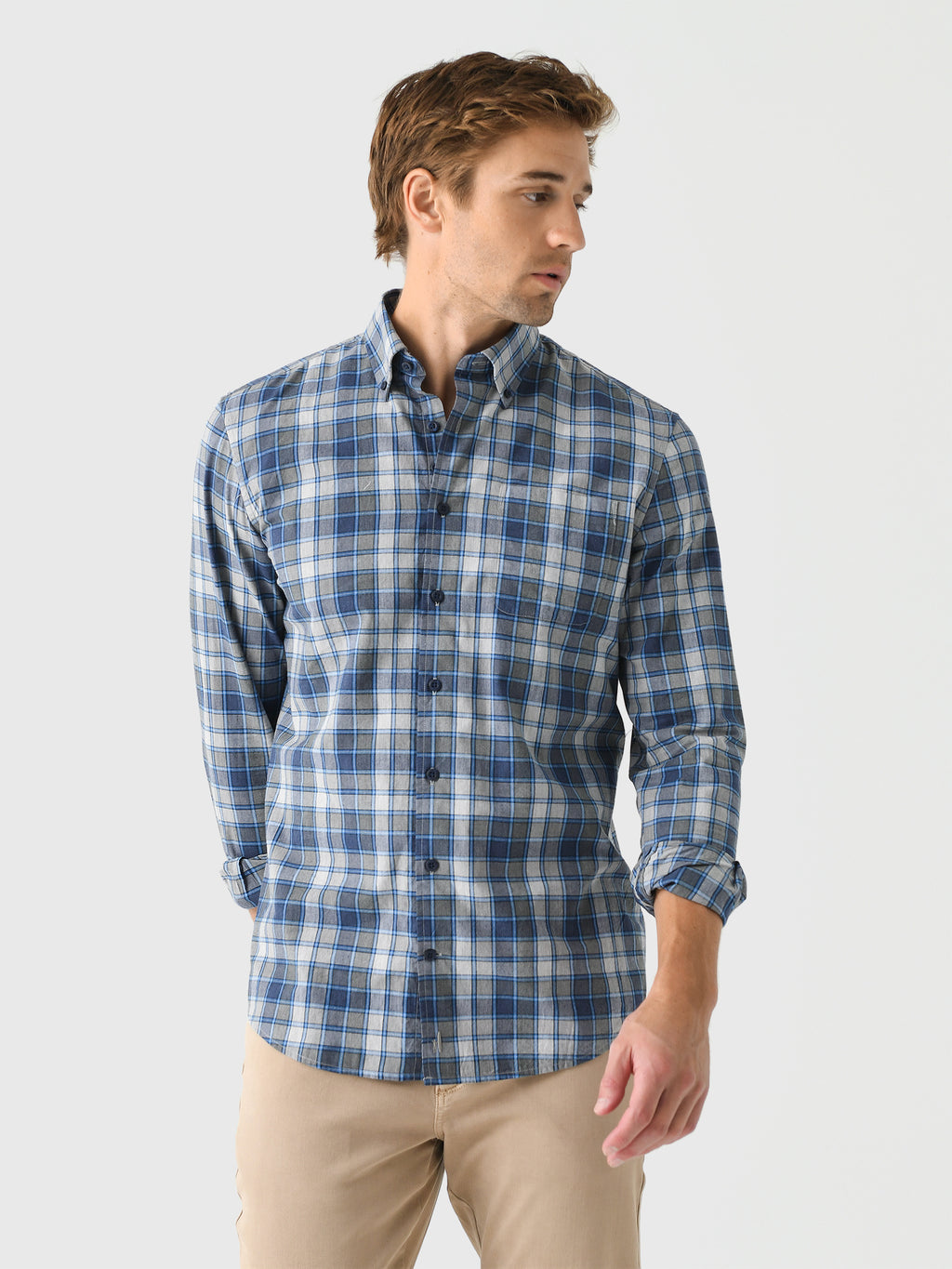 Johnnie-O Men's Benjamin Button-Down Shirt - Saint Bernard