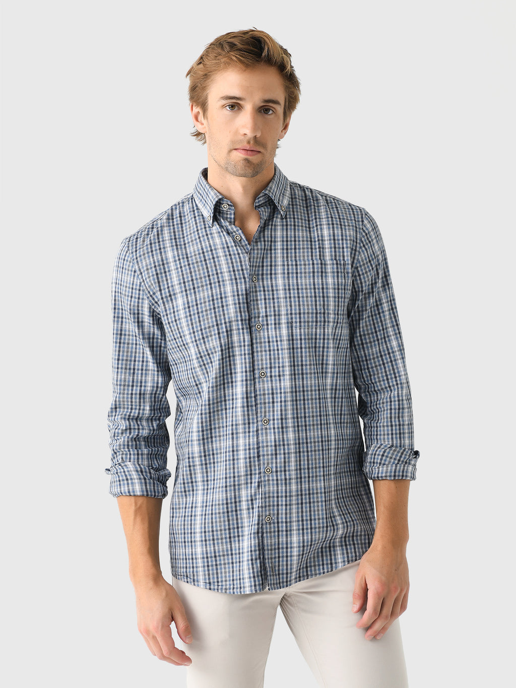 Johnnie-O Men's Matthew Button-Down Shirt - Saint Bernard