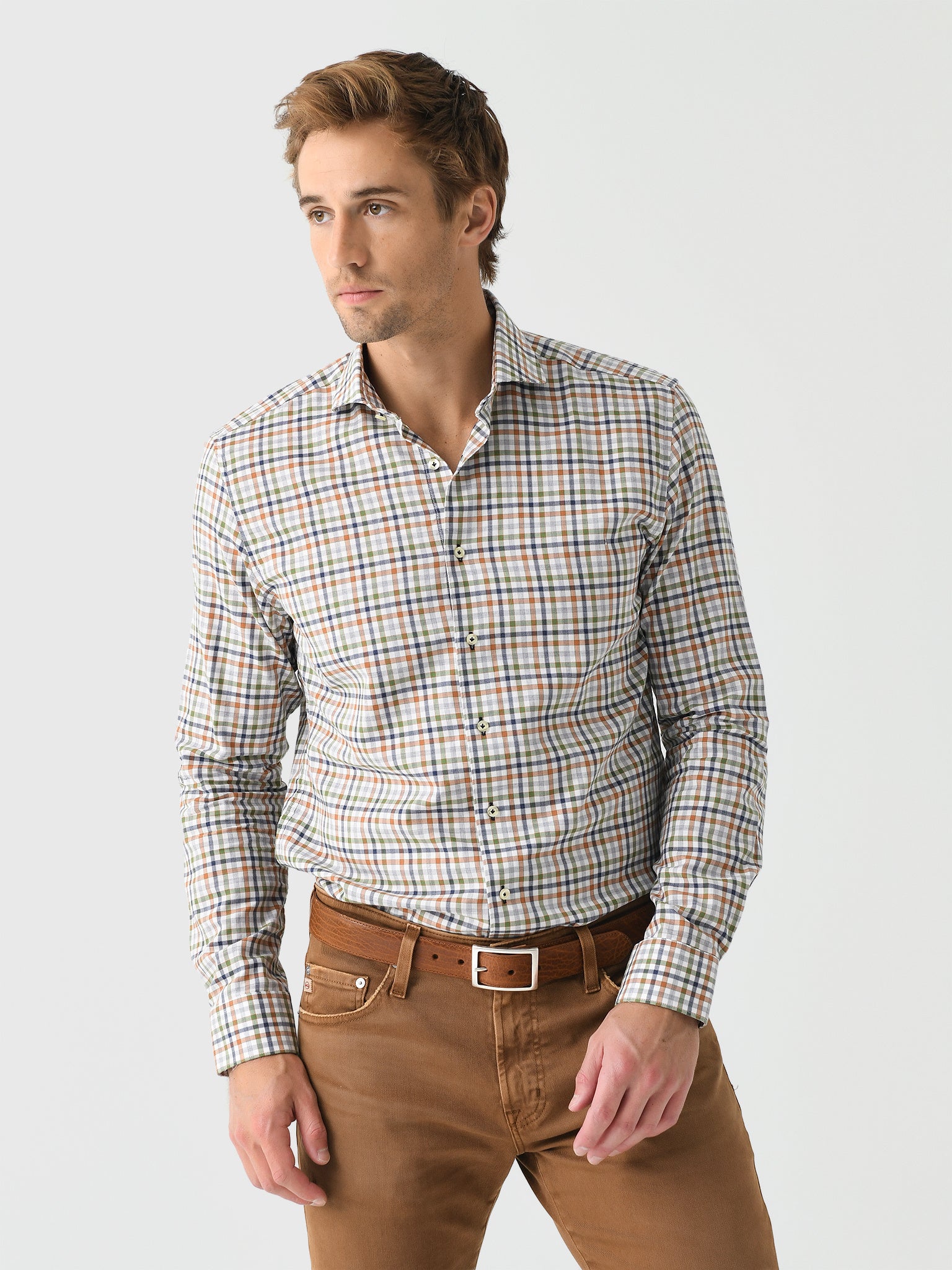 Johnnie-O Men's Guffy Top Shelf Button-Down Shirt - Saint Bernard