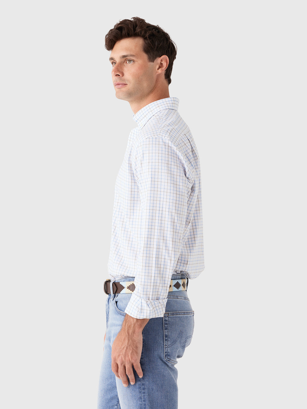 Johnnie-O Men's Paddock Performance Button-Down Shirt - Saint Bernard