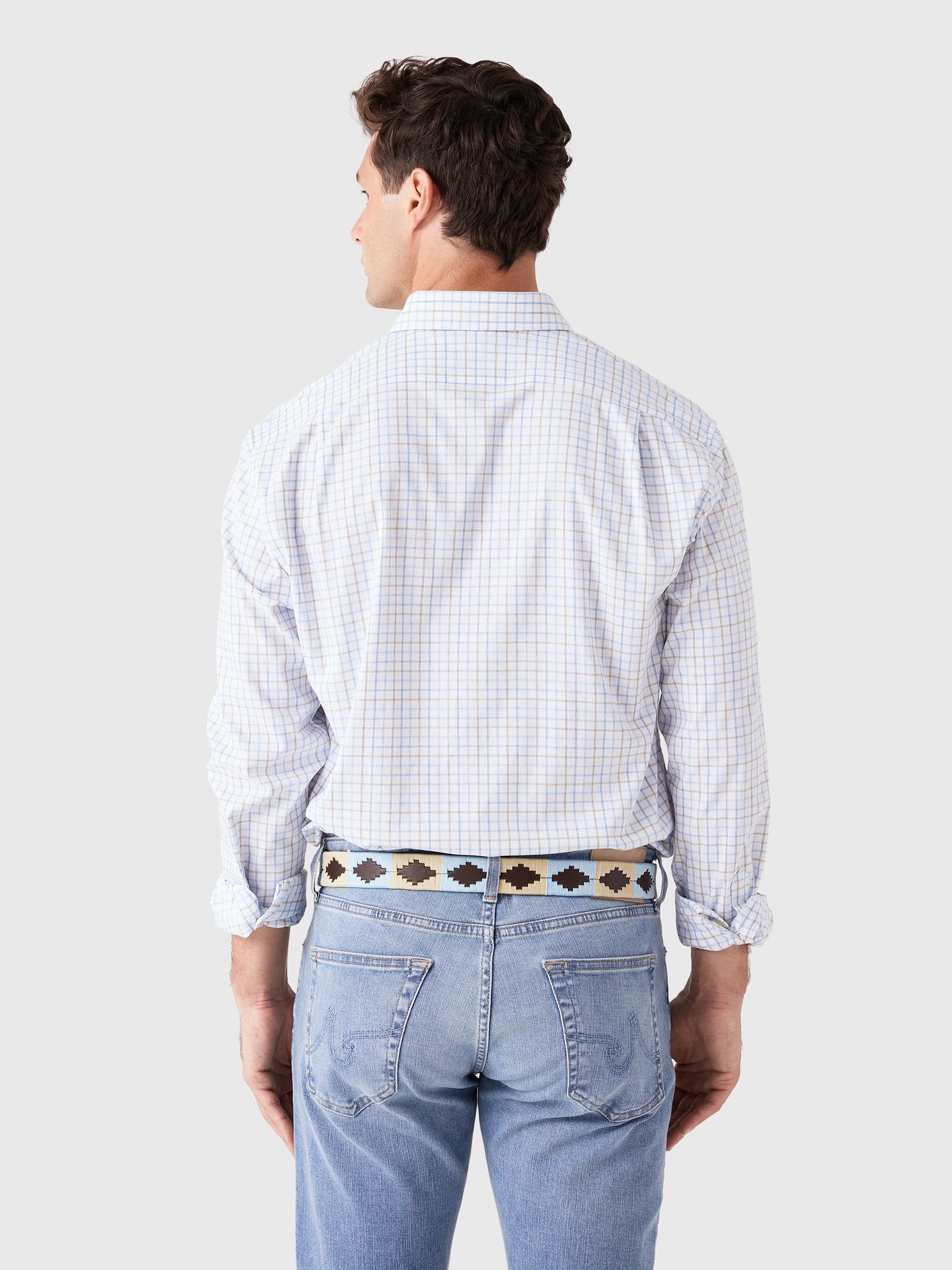Johnnie-O Men's Paddock Performance Button-Down Shirt - Saint Bernard