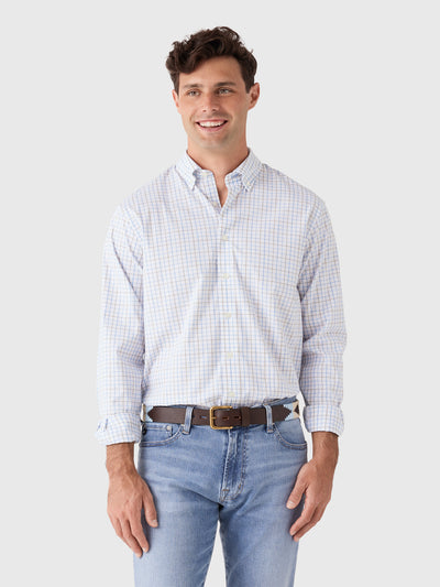Johnnie-O Men's Paddock Performance Button-Down Shirt - Saint Bernard