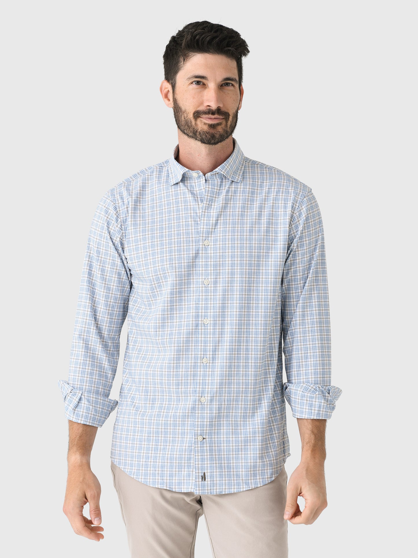 Johnnie-O Men's Ferdinand Performance Button-Down Shirt - Saint Bernard