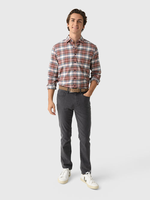 Johnnie-O Men's Knick Performance Flannel Button-Down Shirt