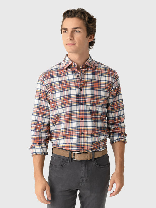Johnnie-O Men's Knick Performance Flannel Button-Down Shirt
