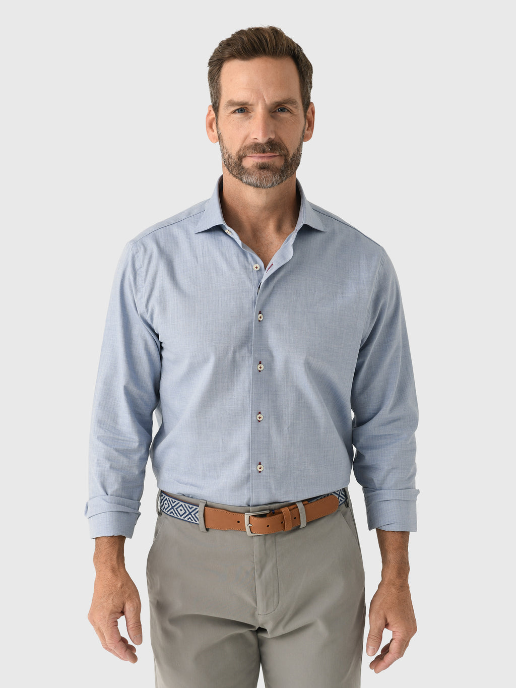 Johnnie-O Men's Augustin Top Shelf Button-Down Shirt - Saint Bernard