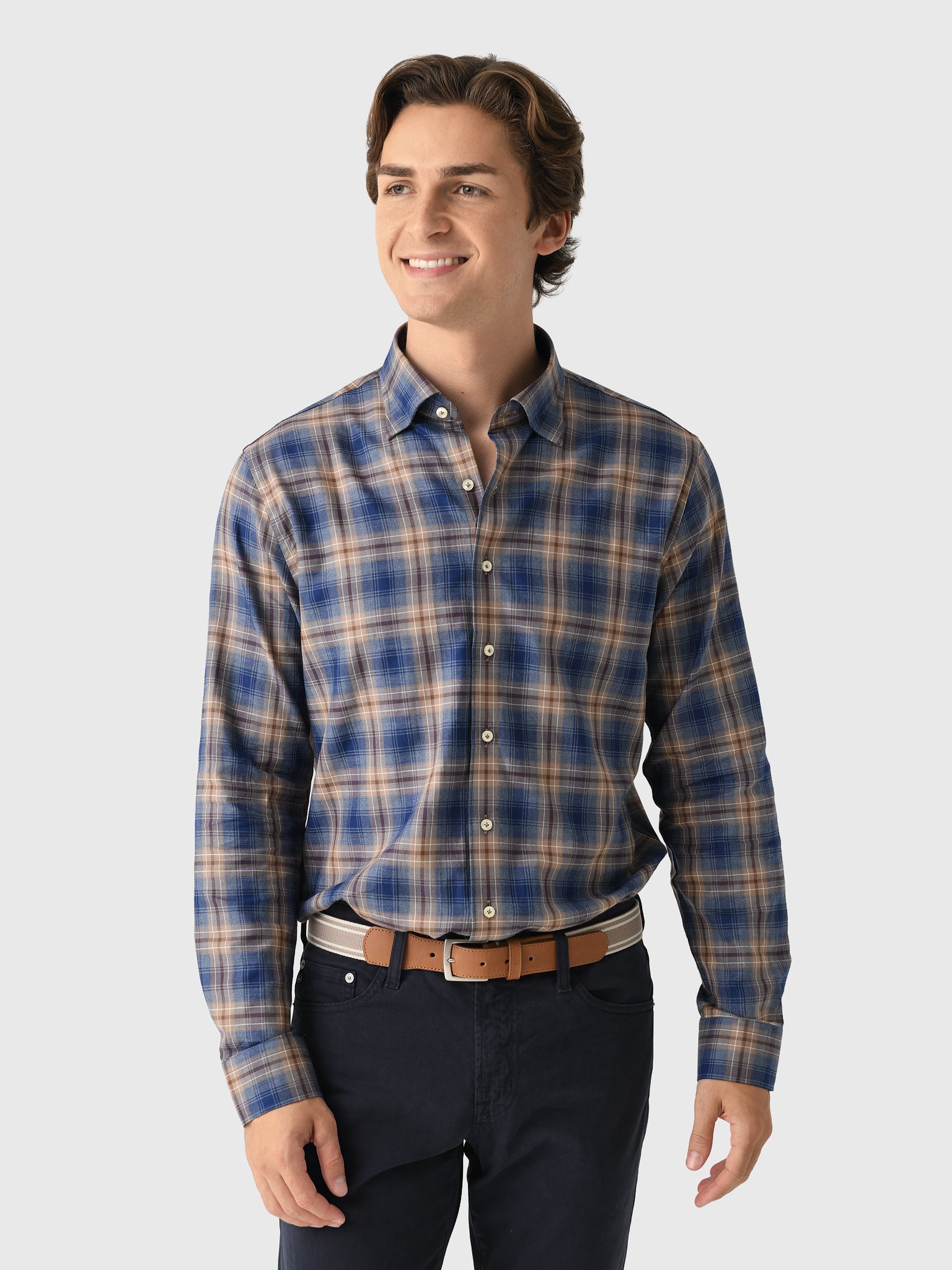 Johnnie-O Men's Angelos Top Shelf Button-Down Shirt - Saint Bernard