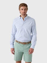 Johnnie-O Men's Briney Tattersall Everyday Performance Button-Down Shirt - Saint Bernard