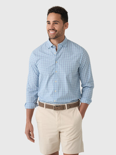 Johnnie-O Men's Morse Everyday Performance Button-Down Shirt - Saint Bernard