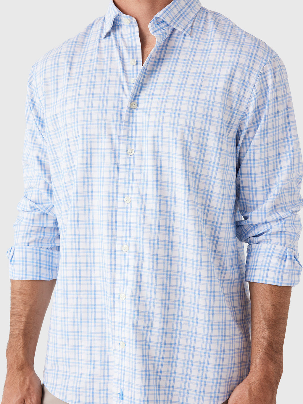 Johnnie-O Men's Rafael Everyday Performance Button-Down Shirt - Saint Bernard