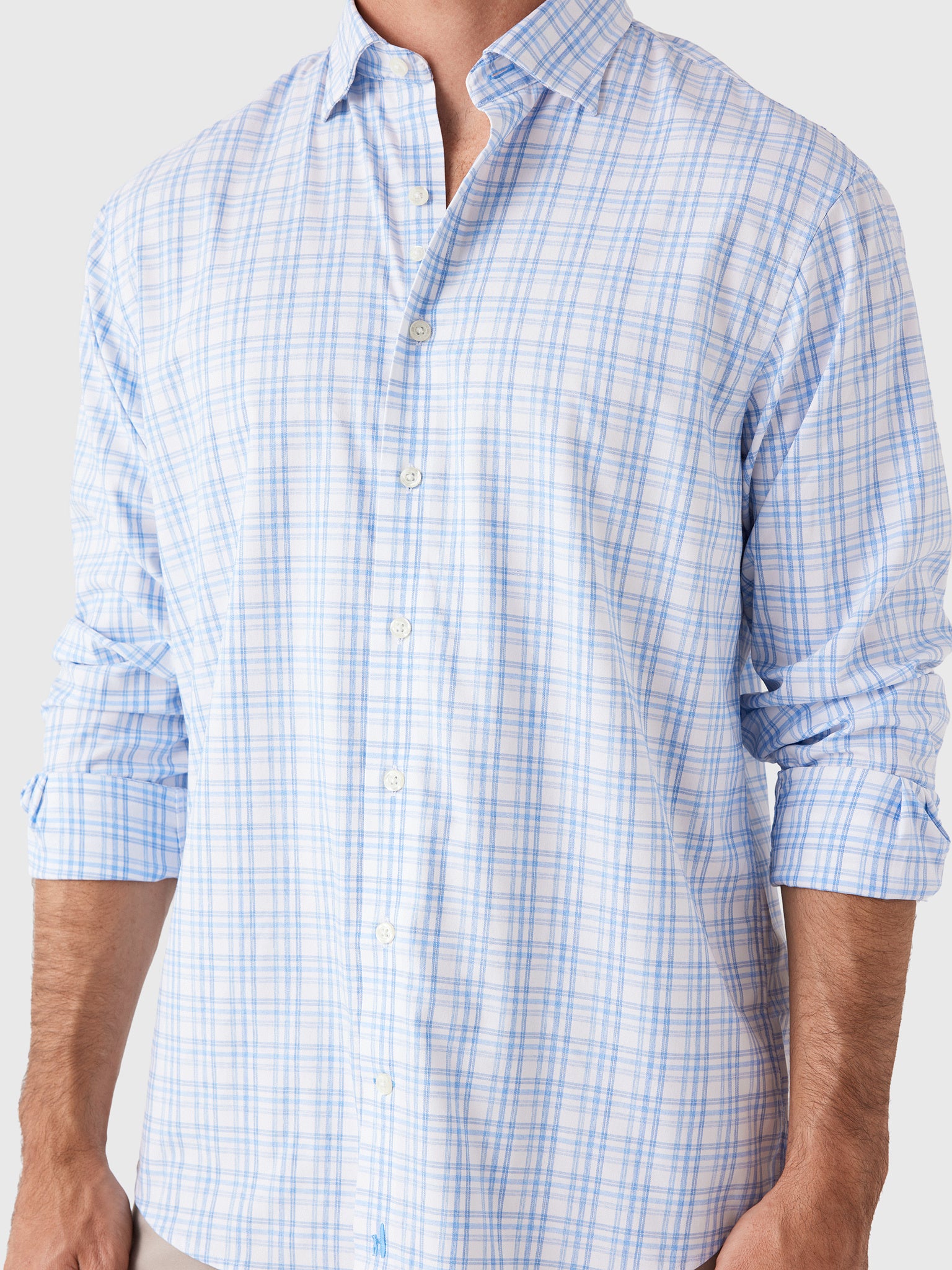 Johnnie-O Men's Rafael Everyday Performance Button-Down Shirt - Saint Bernard