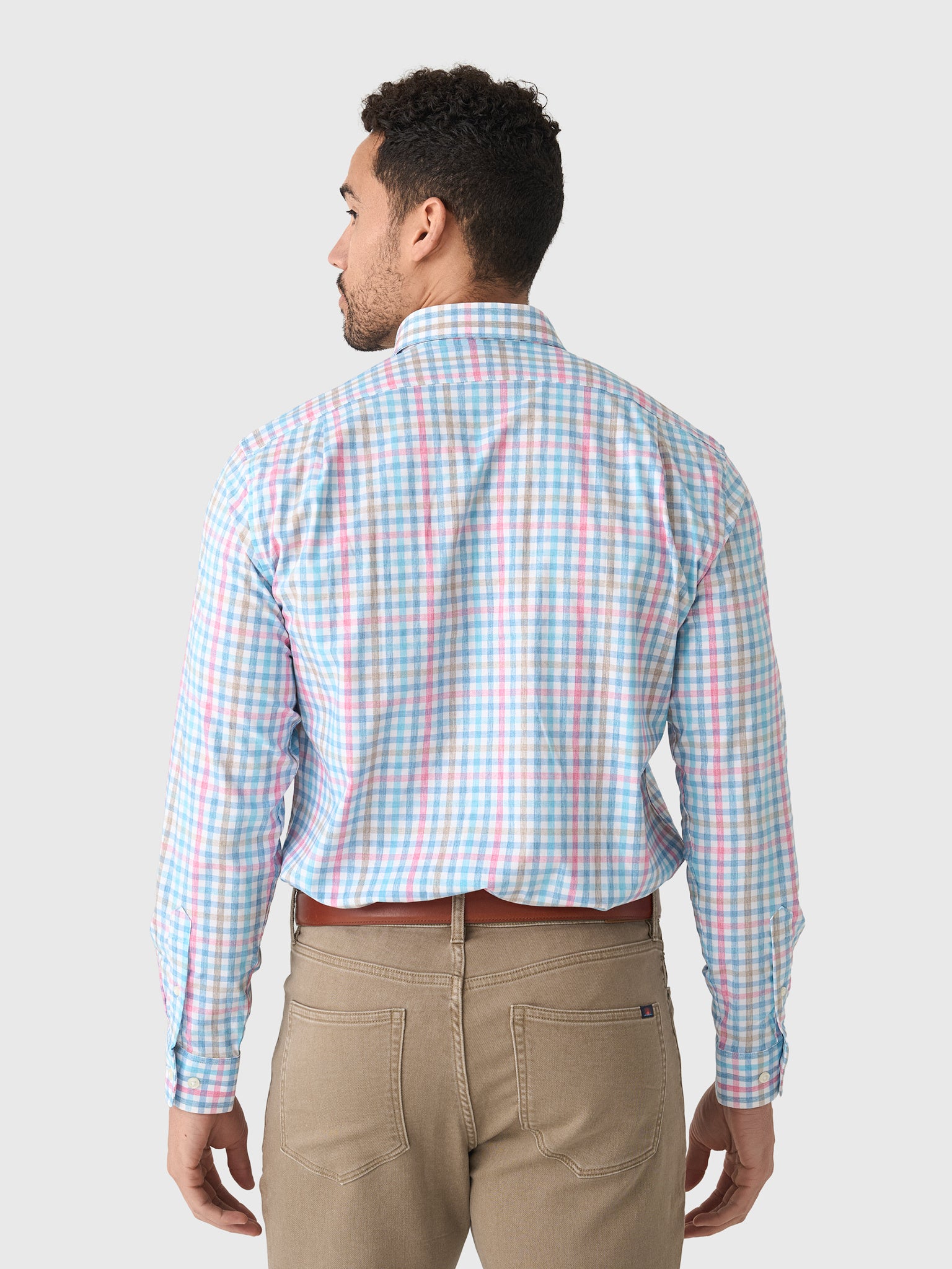 Johnnie-O Men's Yosef Everyday Performance Button-Down Shirt - Saint Bernard