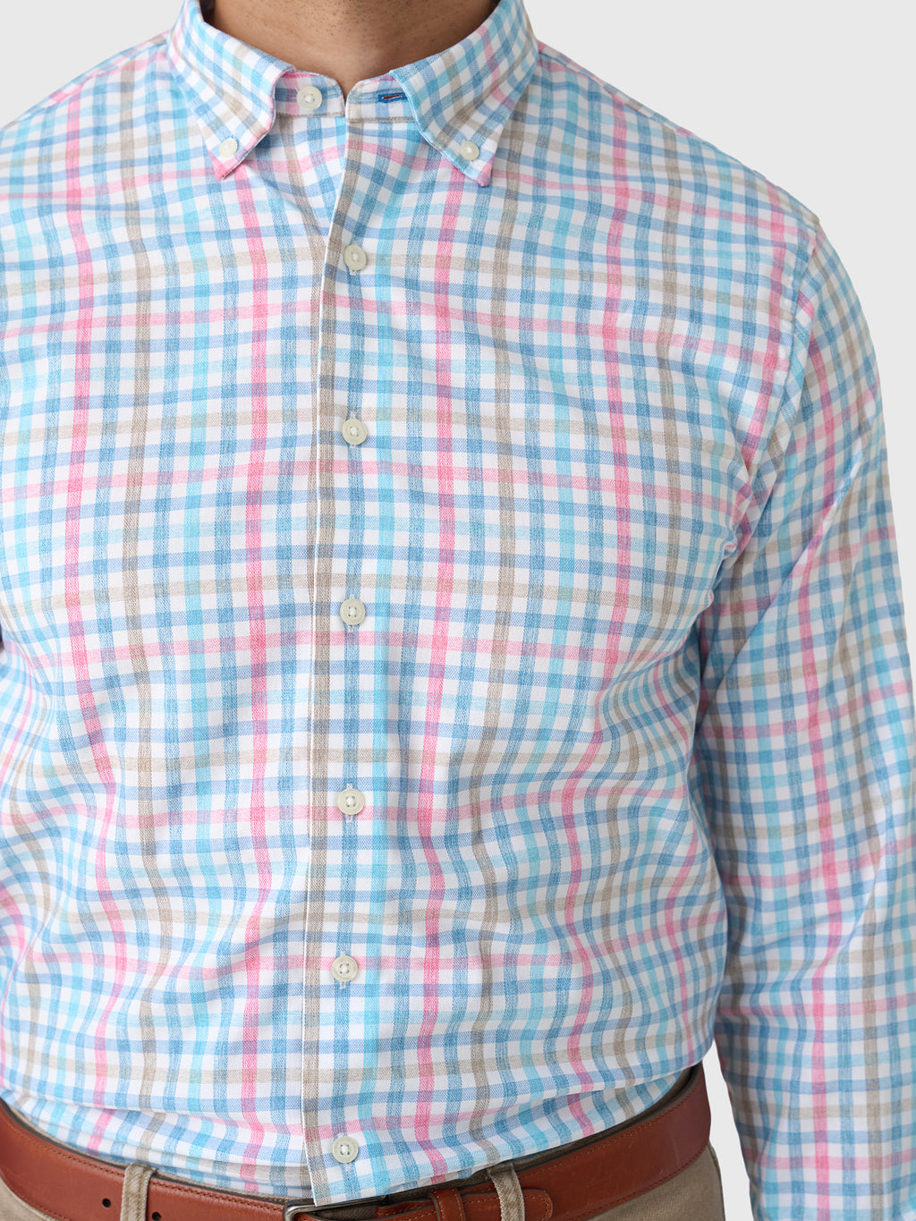 Johnnie-O Men's Yosef Everyday Performance Button-Down Shirt - Saint Bernard