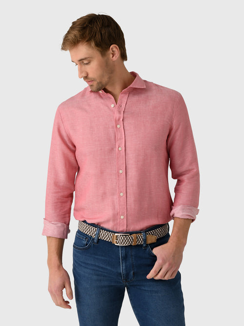 Johnnie-O Men's McCarthy Linen Button-Down Shirt - Saint Bernard