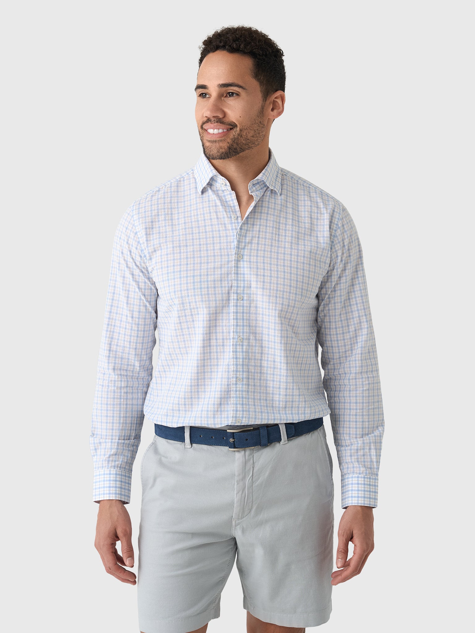 Johnnie-O Men's Trauber Top Shelf Button-Down Shirt - Saint Bernard