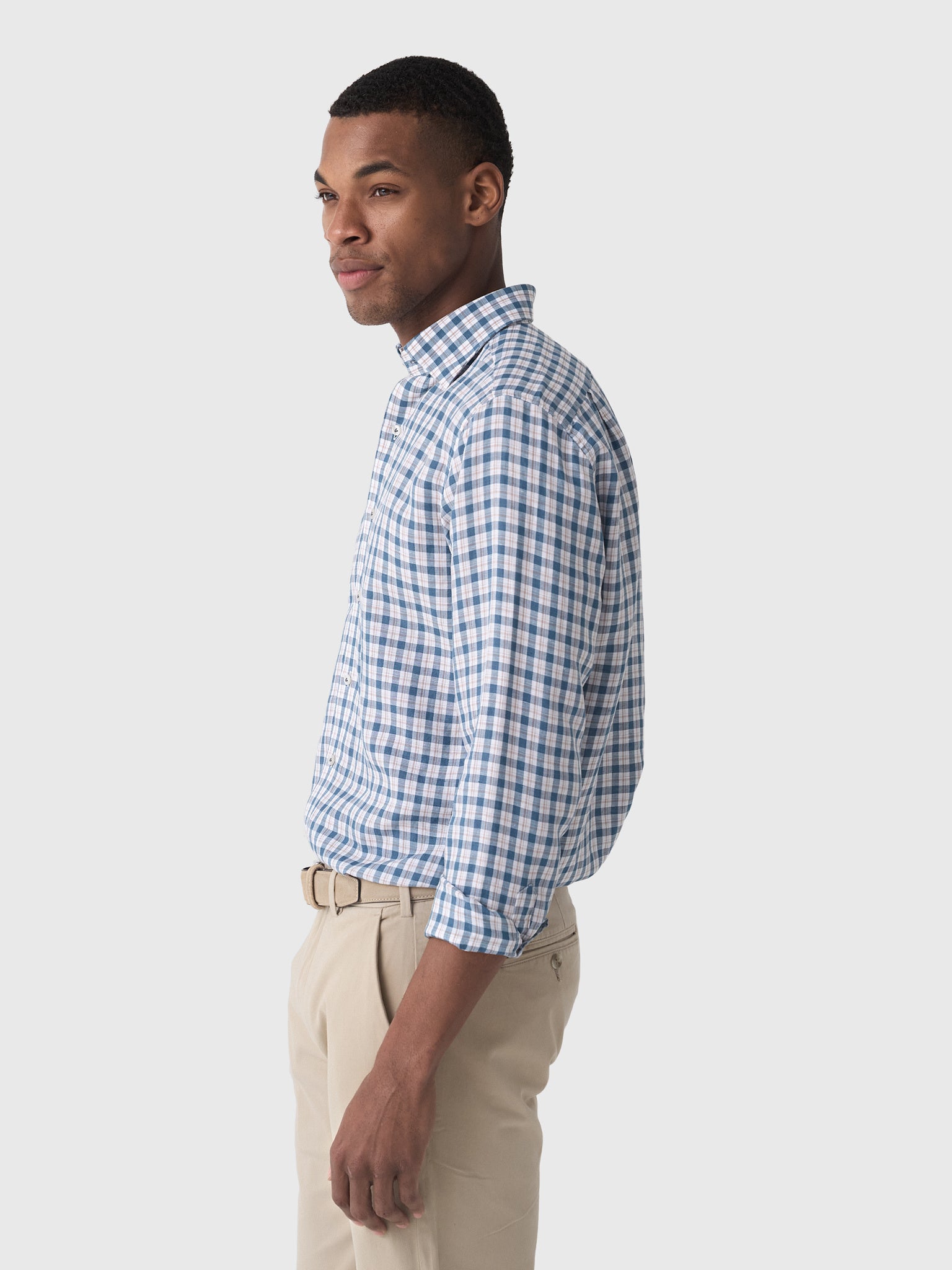 Johnnie-O Men's Tad Top Shelf Linen Button-Down Shirt - Saint Bernard