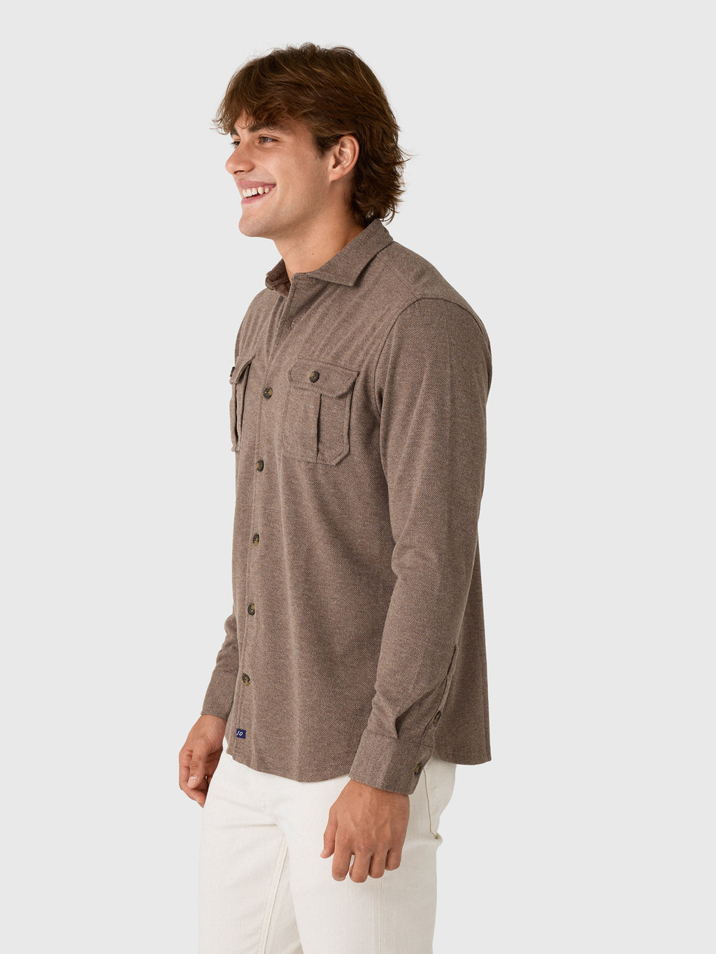 Johnnie-O Men's Sequoia Twill Solid Button-Down Shirt - Saint Bernard