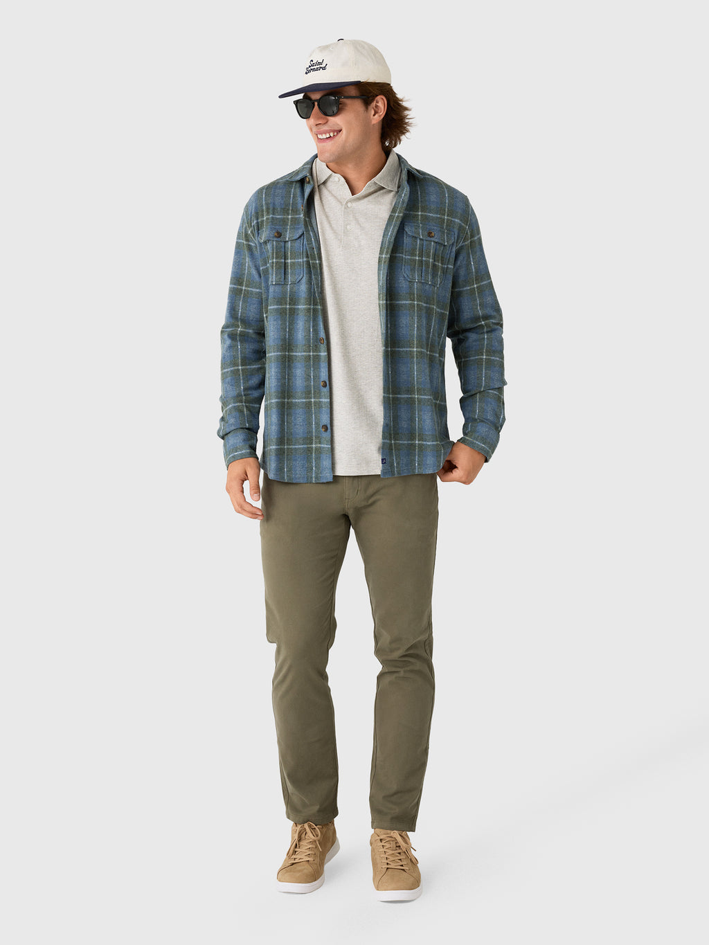 Johnnie-O Men's Labrador Tartan Button-Down Shirt - Saint Bernard