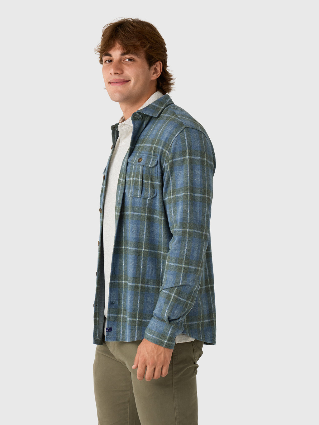 Johnnie-O Men's Labrador Tartan Button-Down Shirt - Saint Bernard