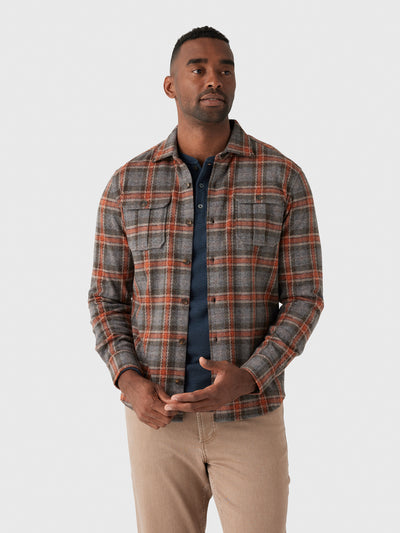 Johnnie-O Men's Downhill Pane Button-Down Shirt - Saint Bernard