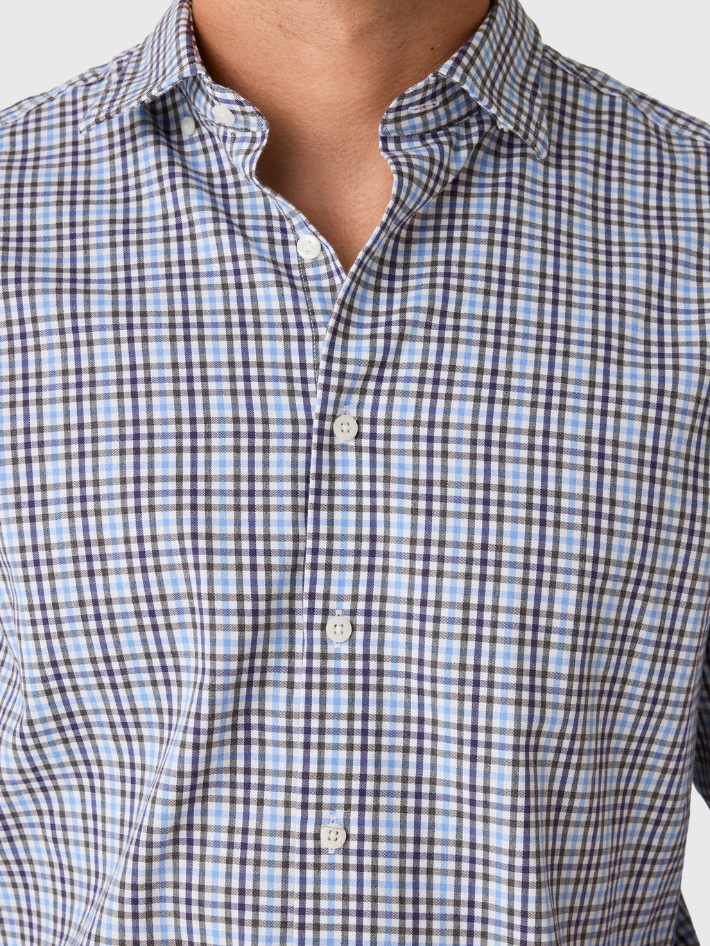 Johnnie-O Men's Highland Pane Performance Button-Down Shirt - Saint Bernard