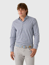 Johnnie-O Men's Highland Pane Performance Button-Down Shirt