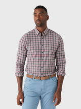 Johnnie-O Men's Lane Forest Pane Button-Down Shirt