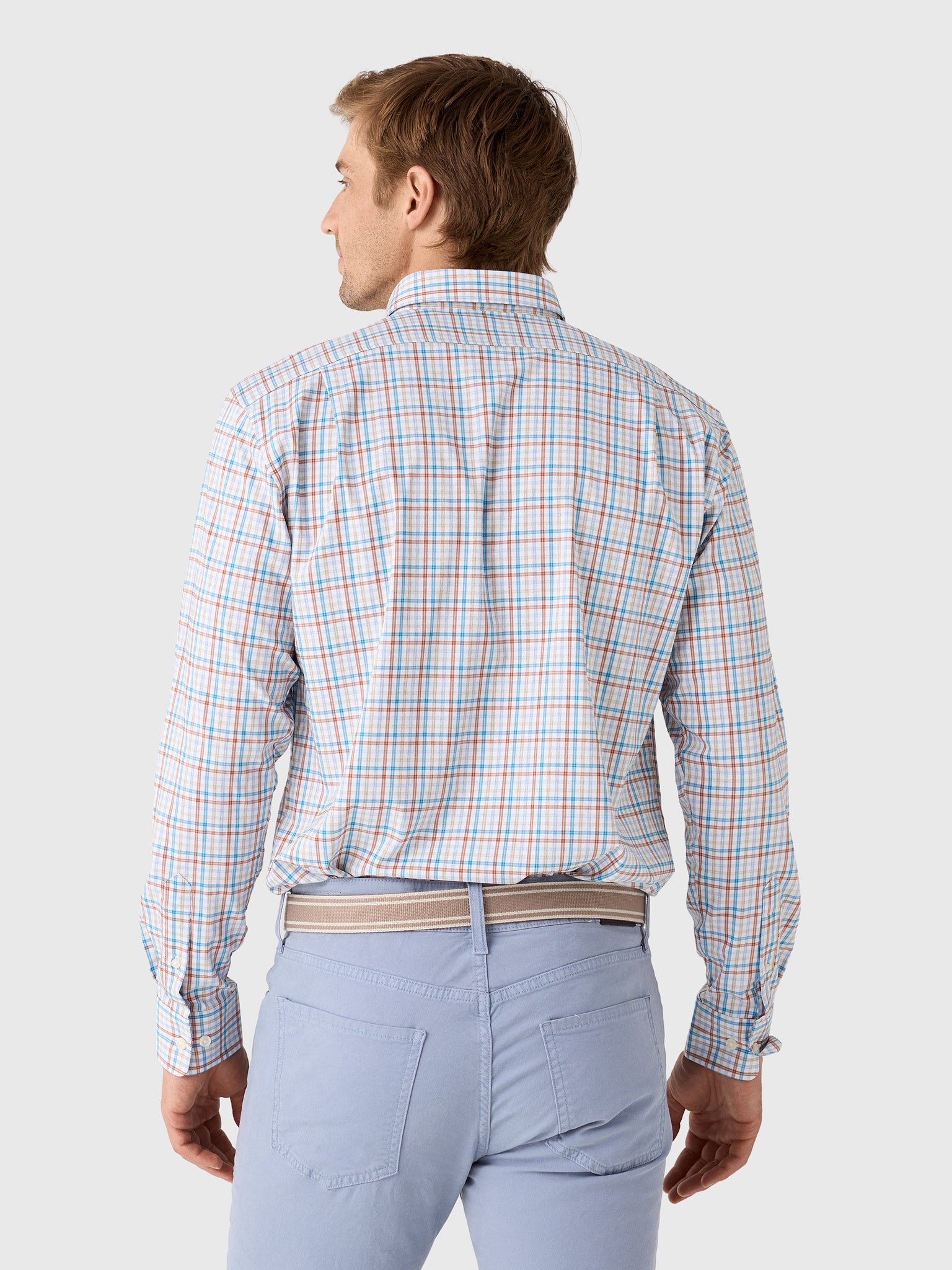 Johnnie-O Men's Redwood Check Performance Button-Down Shirt