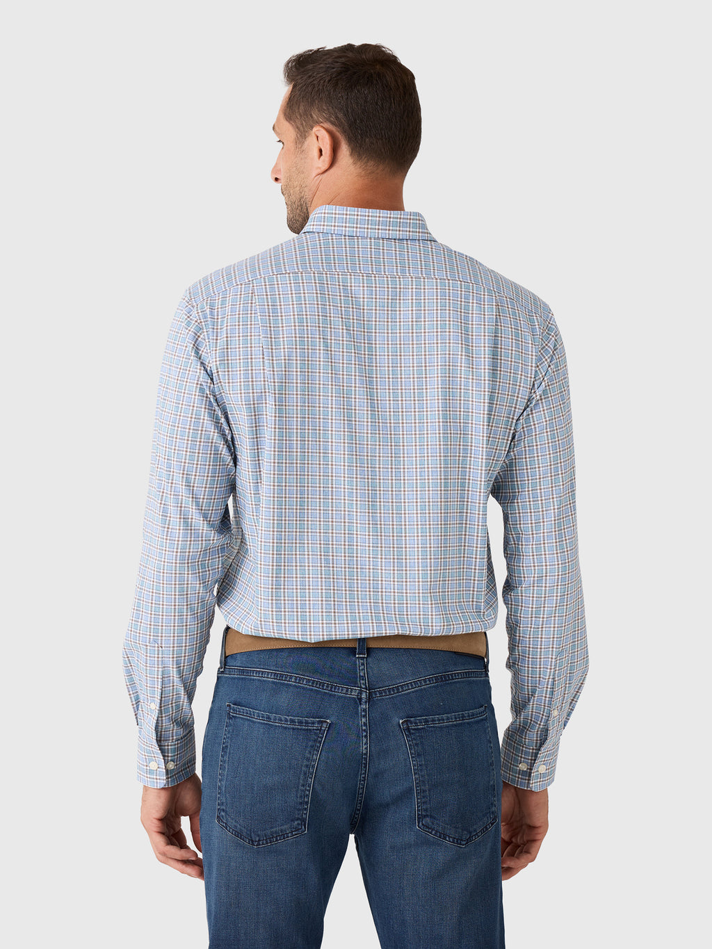 Johnnie-O Men's Brunswick Pane Performance Button-Down Shirt