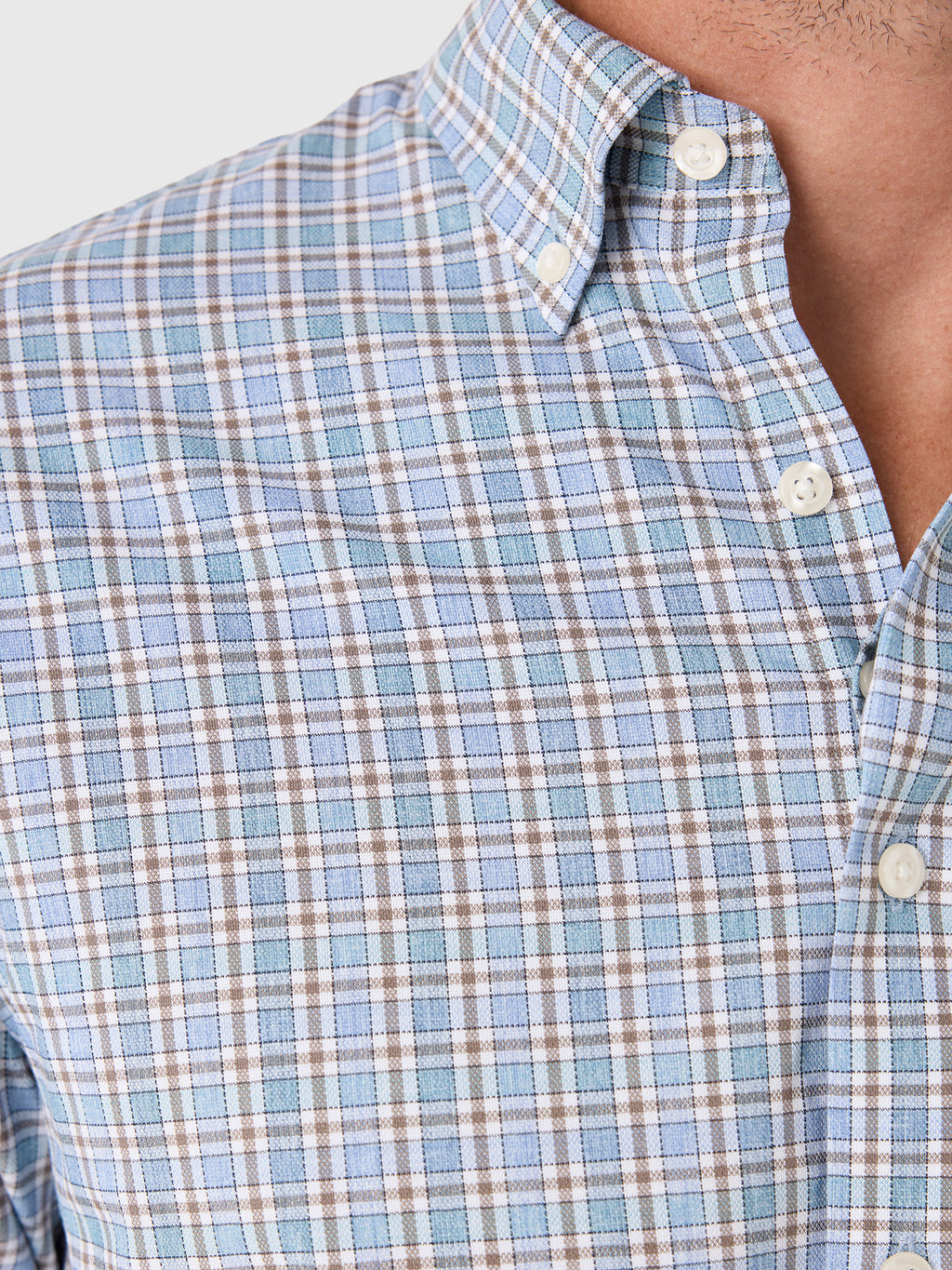 Johnnie-O Men's Brunswick Pane Performance Button-Down Shirt