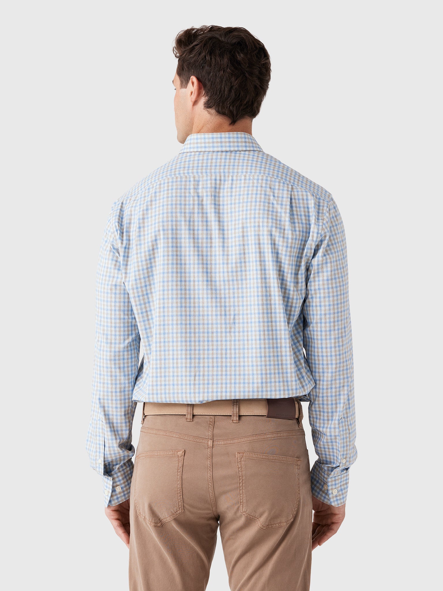 Johnnie-O Men's Chatham Gingham Performance Button-Down Shirt - Saint Bernard