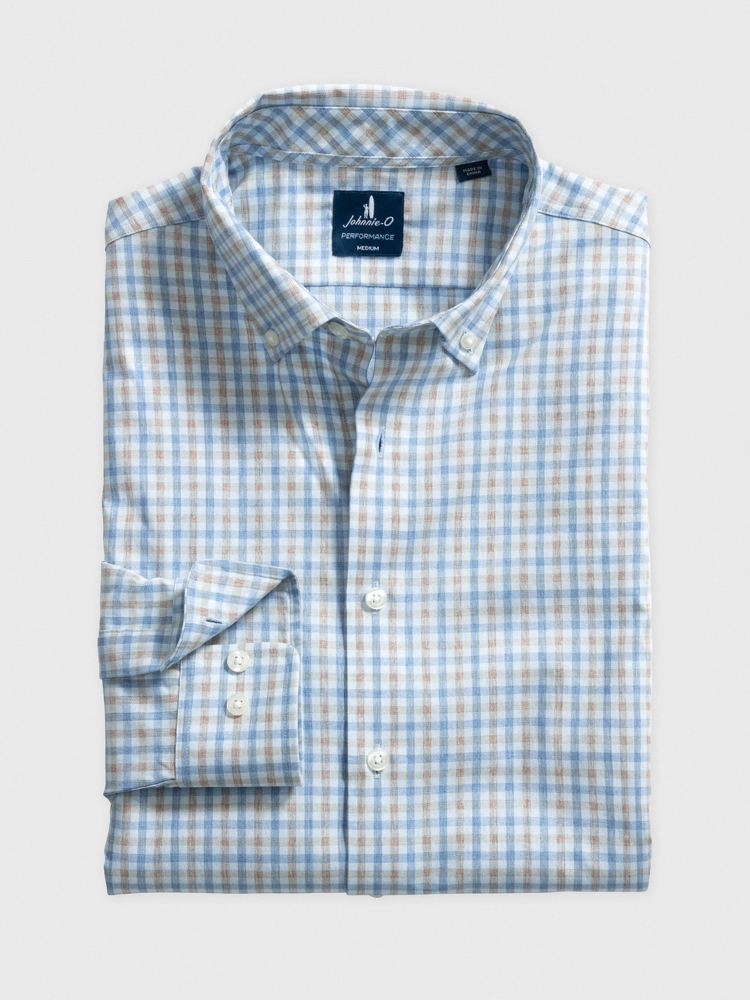 Johnnie-O Men's Chatham Gingham Performance Button-Down Shirt