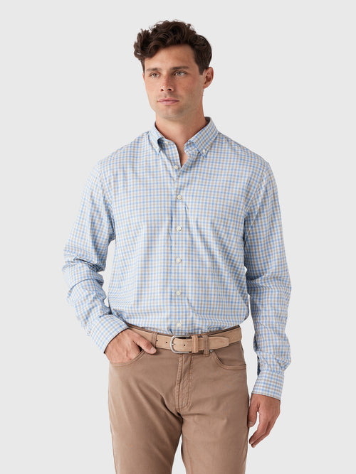 Johnnie-O Men's Chatham Gingham Performance Button-Down Shirt